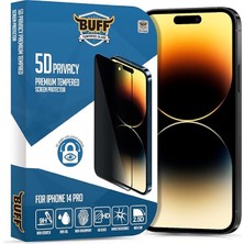iPhone 14 Pro 5d Privacy Ekran Koruyucu