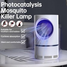 Munico 2 Adet Mor Işık USB Fotokatalist Inhalasyon Sivrisinek Öldürücü Lamba, Ev Tipi Sivrisinek Öldürücü