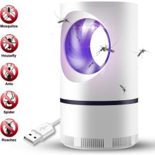 Munico 3 Adet LED Sivrisinek Öldürücü Lamba USB Güçlü Fotokatalizör Sivrisinek Tuzak Böcek Sinek Kovucu