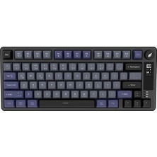 Gaming HK255 Membrane Kablosuz Bluetooth Türkçe Klavye Ev - Ofis Kullanımı İçin RGB Aydınlatmalı