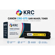 Canon CRG-075 Çipli Sarı Muadil Toner MF664CDW MF667CDW MF651CDW LBP646CDW