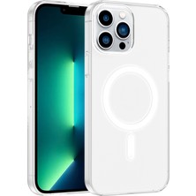 Ankayan Teknoloji iPhone 13 Pro Max Kılıf Ic Çipli Anky Wireless Şarj Özellikli Şeffaf Orjin Kapak - Şeffaf