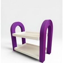 3D Tasarım Modern Tasarım Parfüm Takı Kozmetik Düzenleyici 2 Katlı Organizer
