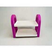 3D Tasarım Modern Tasarım Parfüm Takı Kozmetik Düzenleyici 2 Katlı Organizer