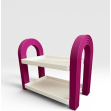 3D Tasarım Modern Tasarım Parfüm Takı Kozmetik Düzenleyici 2 Katlı Organizer