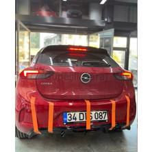 Tuning Vadisi Opel Corsa F Difüzör Arka Ek (Plastik) Parlak Siyah 2019+