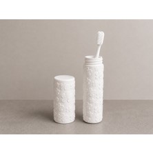 Hobby Fab Design Çiçek Desenli Seyahat Diş Fırçası Kabı – Taşınabilir Diş Fırçası Koruma Kutusu – Hijyenik Saklama Tüpü