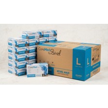 CoreMed Nitril Muayene Eldiveni Mavi Koli -20 Adet x 100 Lü Paket L Beden