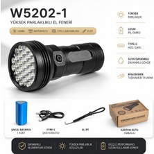 farissu W5202-1 Yüksek Parlaklıklı Çok Fonksiyonlu El Feneri