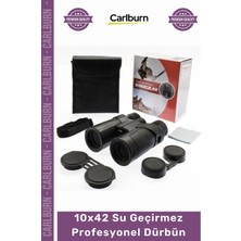 Carlburn #dürbün Ultra Geniş Görüş Bak4 Prizma Zoomlu 10X42 Compact Su Geçirmez Profesyonel Dürbün