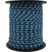Mg Ropes Bileklik,outdoor ve Hobi Paracord Ip 4 mm No:95 Mavi Bej Desenli