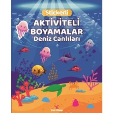 Yeti Kitap Deniz Canlıları Aktiviteli Boyamalar