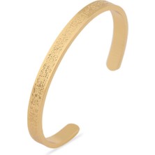 Marka Çelik Bileklik Gold (Ayetel Kürsi)