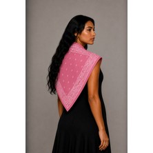Nazzain Şal Desen Unisex Bay Bayan Fular Bandana