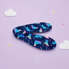 Black Flex Cat Love Memory Foam Darbe Emici Digital Baskılı Hafızalı Çocuk Iç Tabanlık
