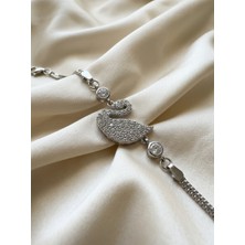 Aytekin Jewelry Kuğu Bileklik 925 Ayar Gümüş