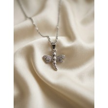 Aytekin Jewelry Ufak Kelebek Kolye 925 Ayar Gümüş