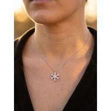 Aytekin Jewelry Kar Tanesi Kolye Farklı 925 Ayar Gümüş