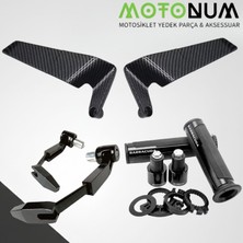 MOTONUM Falcon Mocco Modifiye Seti-Siyah-Karbon NAKED-MD06840