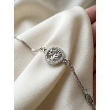 Aytekin Jewelry Aile Ağacı Benzeri Ağaçlı Bileklik 925 Ayar Gümüş