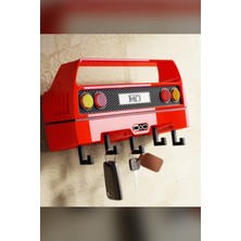 Genç 3D Ferrari F40 Tasarımlı Anahtarlık | Araba Anahtar Askısı | Otomobil Tutkunlarına Dekoratif Hediye