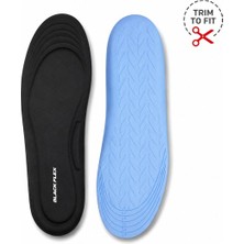 Black Flex Perfect Fit Ark Destekli Erkek Comfort Iç Tabanlık 41-46 Numaraya Göre Kolay Kesilebilir-Trım To Fit