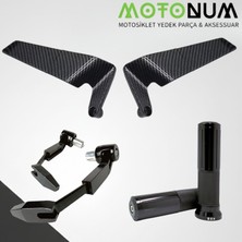 MOTONUM Yamaha mt 09 Modifiye Seti-Siyah-Karbon NAKED-MD06959