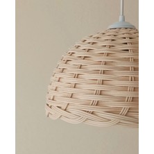 UltraMint El Yapımı Rattan Bambu Avize, Doğal ve Şık Tasarım