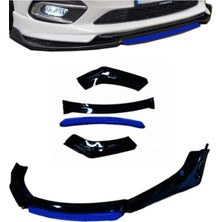 Sare Tuning Dacia Dokker 4 Parça Mavi Ön Ek Piano Black Lip