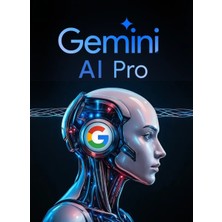 Google Gemini Pro - 12 Aylık Gemini Pro Üyelik Kodu + 2 TB Bulut Dep. (Davetiye Değildir)