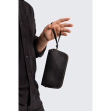 Westbag Unisex Hakiki Dana Derisi Bileklikli El Tutmalı Clutch Çanta