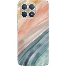 TechTree Poco F8 Pro Uyumlu Modern Renk Paleti Baskılı Silikon Kılıf