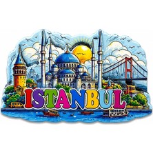 sbodurhome Istanbul Temalı Silikon Buzdolapı Süsü Magnet ALK5374