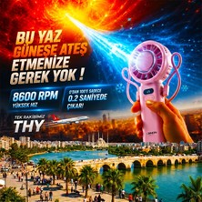Sevsenka Xenon Smart El Fanı Boyun Fanı | Peltier Soğutmalı Gerçek Klima Etkisi | Orijinal Sony 18650 Vtc Pil | 20 Saat Kullanım | 8600 Rpm | Taşınabilir Serinlik | Yazın Vazgeçilmezi