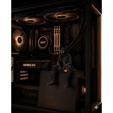 Rüzgar Makina Spider Noir Oturan Figür