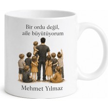 Tupya Gift Kalabalık Aile Babası Yazılı Kupa Bardak Babalar Günü Hediyesi