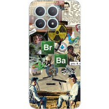TechTree Poco F8 Pro Uyumlu Breaking Bad Kolaj Baskılı Silikon Kılıf
