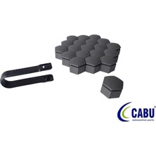 Cabu Bijon Kapağı (Kömür METALİK)22X21MM Insıgnıa- A(20 Adet +220644)