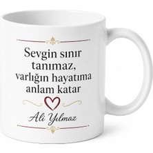Tupya Gift Sınırsız Sevgi Babaya Yazılı Kupa Bardak Babalar Günü Hediyesi