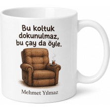 Tupya Gift Baba Koltuğu Temalı Eğlenceli Kupa Bardak Babalar Günü Hediyesi