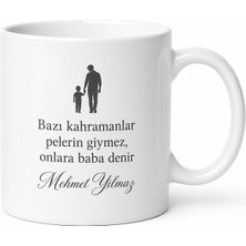 Tupya Gift Olağanüstü Baba Yazılı Kupa Bardak Babalar Günü Özel Hediye Porselen