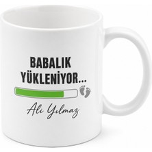 Tupya Gift Babalık Yükleniyor Yazılı Esprili Kupa Bardak Babalar Günü Hediyesi