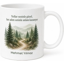 Tupya Gift Babamla Doğa Yürüyüşü Yazılı Kupa Bardak Babalar Günü Hediyesi