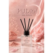 PHENORA Pudra Oda Kokusu Çubuklu Ortam Kokusu Cam Şişe 100ML
