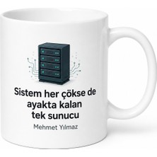 Tupya Gift Baba Server Yazılı Komik Kupa Bardak Babalar Günü Özel Hediye