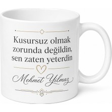Tupya Gift Kusursuz Baba Yazılı Kupa Bardak Babalar Günü Hediyesi Özel Tasarım