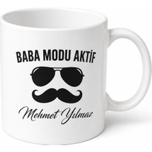 Tupya Gift Baba Modu Aktif Yazılı Esprili Kupa Bardak Babalar Günü Hediyesi
