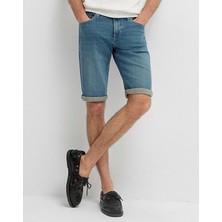 Mavi M04160A3312 Nicholas Premium Blue Vintage Indigo Mavisi Jean Şort Erkek Şort