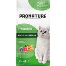Pronature Adult Sterilised Hamsili Kısırlaştırılmış 1.5 kg Kedi Maması