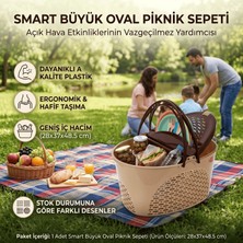Smart Büyük Oval Piknik Sepeti
